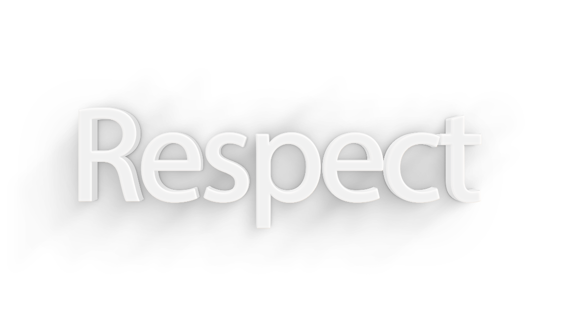 Respect png, word Respect png, Respect word png, Respect text png, Respect font png, word Respect text effects typography PNG transparent images
